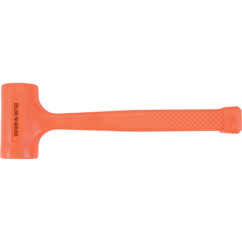 Dead Blow Hammer, 24 oz., Textured Grip, 12-3/4" L Duraquip Inc