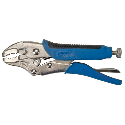 Pince-&eacute;tau avec coupe-fils, Longueur 5", M&acirc;choire courb&eacute;e Duraquip Inc