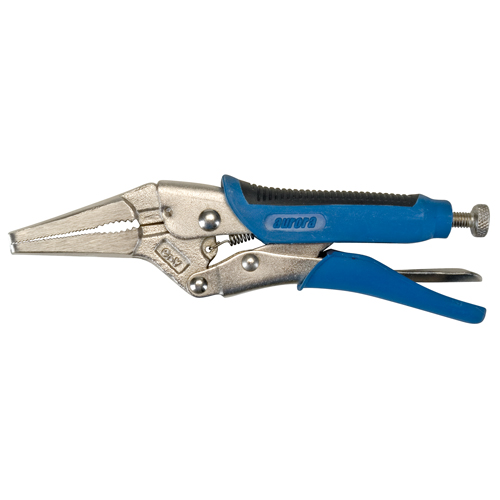 Locking Pliers with Wire Cutter, 6" Length, Long Nose Duraquip Inc