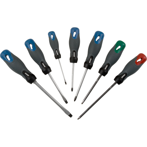 Screwdriver Set, 7 Pcs. Duraquip Inc