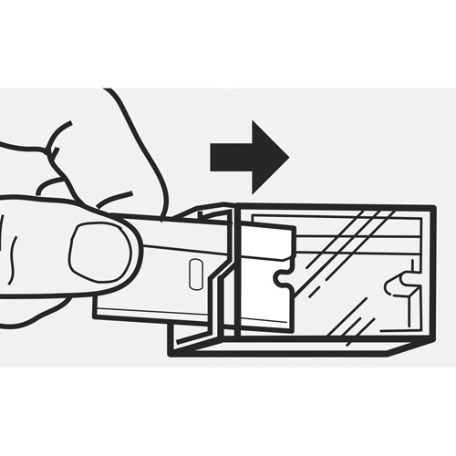 Lame pour grattoir &agrave; verre, Lame Acier &agrave; haute teneur en carbone Duraquip Inc