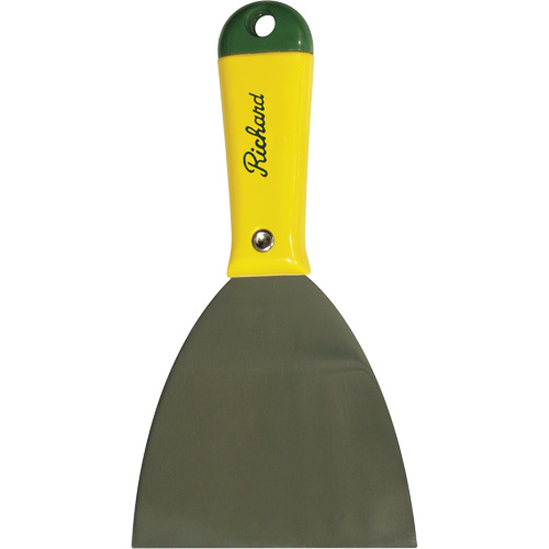 Couteau &agrave; galon sur joint flexible de s&eacute;rie Signature, Lame Acier &agrave; haute teneur en carbone, Largeur 4", Manche Polypropyl&egrave;ne Duraquip Inc