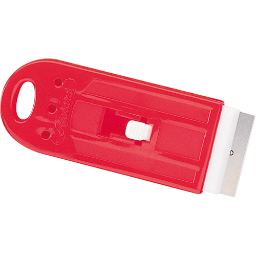 Grattoirs &agrave; lame de rasoir r&eacute;tractable, Lame Acier &agrave; haute teneur en carbone, Largeur 1-1/2", Manche Plastique Duraquip Inc
