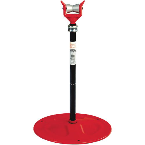 Adjustable Pipe Support #92, 81-104 cm Height Adjustment, 150 mm Max. Pipe Capacity, 2500 lbs. Max. Weight Capacity Duraquip Inc