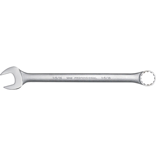 Combination Wrench, 12 Point, 1-5/16", Satin Finish Duraquip Inc
