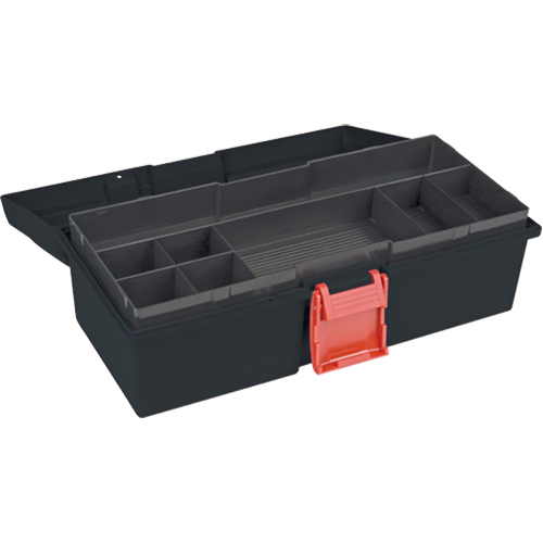 Heavy-Duty Tool Box, 15" W x 7" D x 5-1/2" H, Black Duraquip Inc