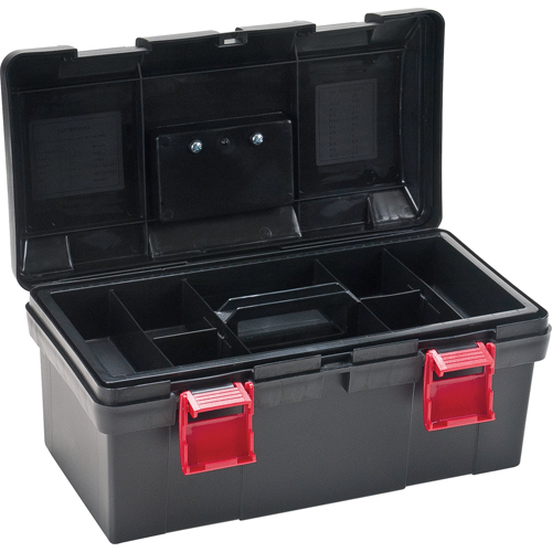 Heavy-Duty Tool Box, 17-1/2" W x 9-1/2" D x 8" H, Black Duraquip Inc