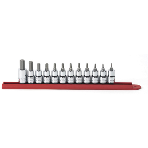 SAE Socket Set, Hex, 3/8" Drive, 12 Pcs Duraquip Inc