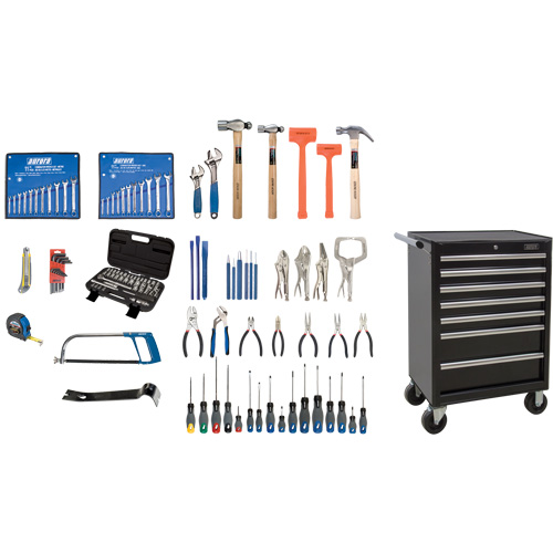 Intermediate Tool Set with Steel Chest, 112 Pieces Duraquip Inc