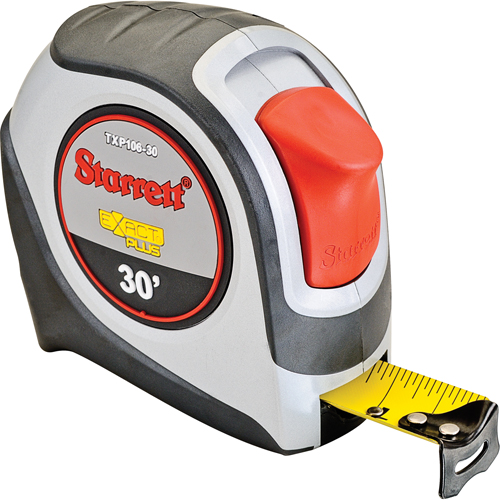 KTXP Series Measuring Tapes, 1" x 30', 1/16" Graduations Duraquip Inc