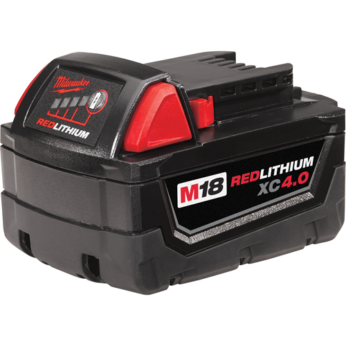 M18 Redlithium Battery, Lithium-Ion, 18 V, 4 A Duraquip Inc