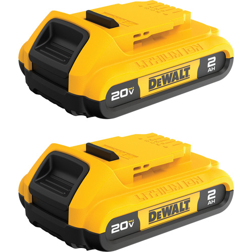 Blocs-piles Max* Compact, Lithium-ion, 20 V, 2 A Duraquip Inc