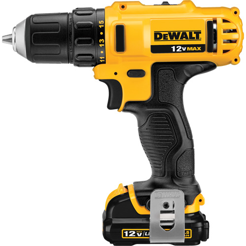 Max Drill Driver Kit, Lithium-Ion, 12 V, 3/8" Chuck, 189 UWO Torque Duraquip Inc