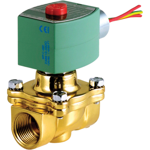2-Way Pilot Operated Solenoid Valves, 1/2" Pipe, 135 PSI Duraquip Inc