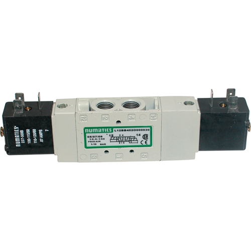 Pilot 5-Way 2-Position 4-Way Solenoid Valves, 3/8" Pipe, 150 PSI Duraquip Inc