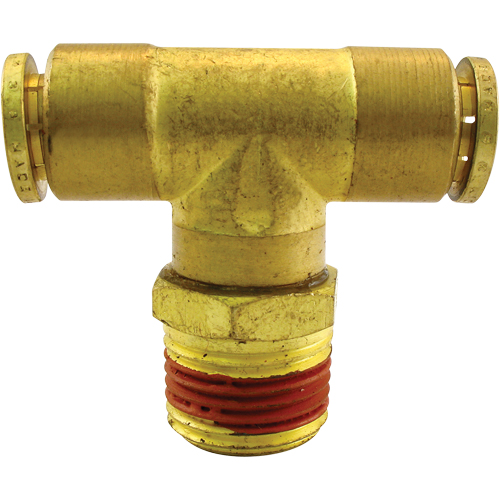 P.T.C. Swivel Male Branch Tees, Brass, 1/8" Duraquip Inc
