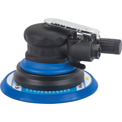 Ponceuse &agrave; mouvement orbital de 6" &agrave; double action, Entr&eacute;e 1/4" NPT, 10000 Tr/min Duraquip Inc
