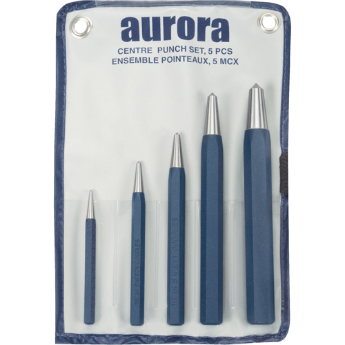 Center Punch Set, 5 Pieces Duraquip Inc
