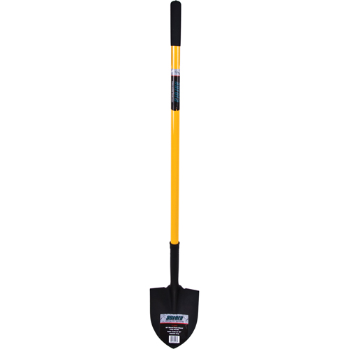 Pelles rondes, Lame Acier durci, Fibre de verre, Manche Droit Duraquip Inc