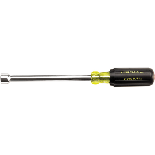 Nut Drivers- 6" Shafts, 3/8" Drive, 9-3/4" L, Magnetic Duraquip Inc