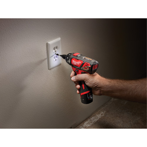 Ensemble de tournevis hexagonal M12, 1/4", 12 V, 175 lb-pi couple max., Lithium-ion bloc-pile Duraquip Inc
