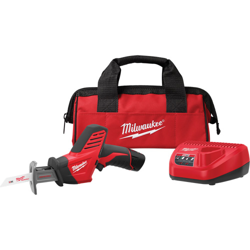 M12 Hackzall&reg; Reciprocating Saw Kit, 12 V, Lithium-Ion Battery, 0 - 3000 SPM Duraquip Inc