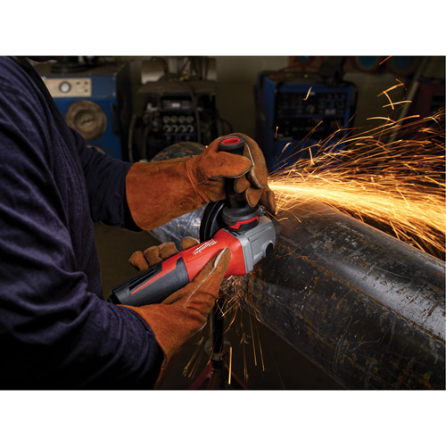 Small Paddle No-Lock Angle Grinder, 6", 120 V, 13 A, 9000 RPM Duraquip Inc
