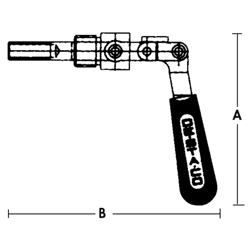 Straight Line Clamps - 601 Series, 5/8" (15.875 mm) Capacity, 100 lbs. Clamping Force Duraquip Inc