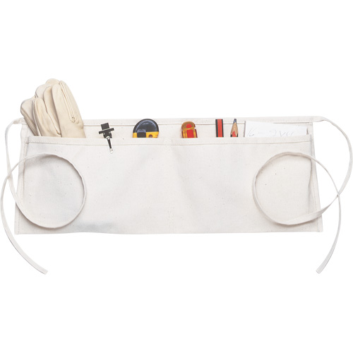 Tabliers de travail en canevas &agrave; 2 pochettes Duraquip Inc