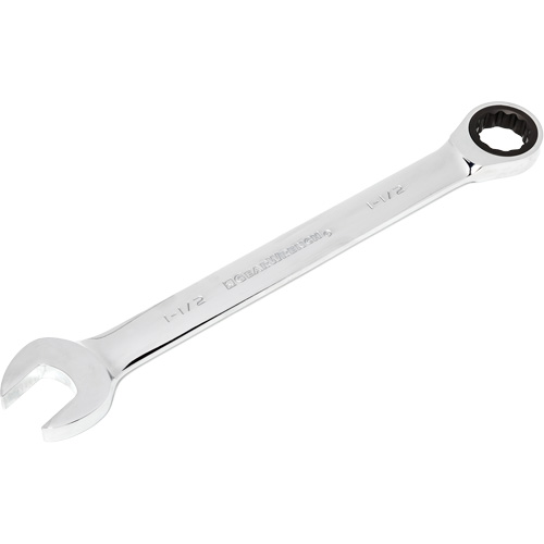 Cl&eacute; &agrave; rochet combin&eacute;e, 12 pans, 1-1/2", Fini Chrome Duraquip Inc