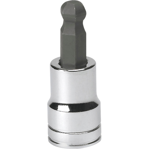 SAE Bit Socket, Hex Ball, 3/8" x 1.968" L, 3/8" Drive Duraquip Inc