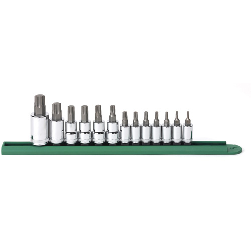 Jeu de douilles &agrave; embouts, Torx, Prise 1/2"/1/4"/3/8", 13 mrcx Duraquip Inc