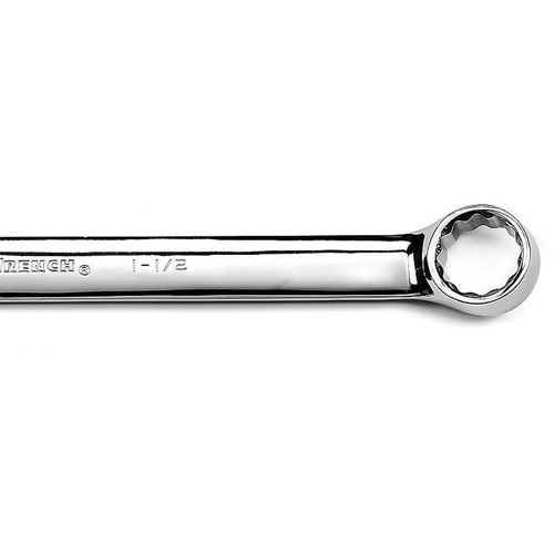 Cl&eacute; mixte longue &agrave; 12 pans, 12 pans, 1-1/2", Fini Chrome/Poli Duraquip Inc