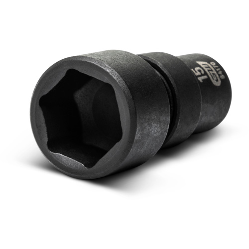 Jeu de 12 douilles m&eacute;triques flexibles universelles &agrave; chocs 1/4" &agrave; 6 pans Duraquip Inc