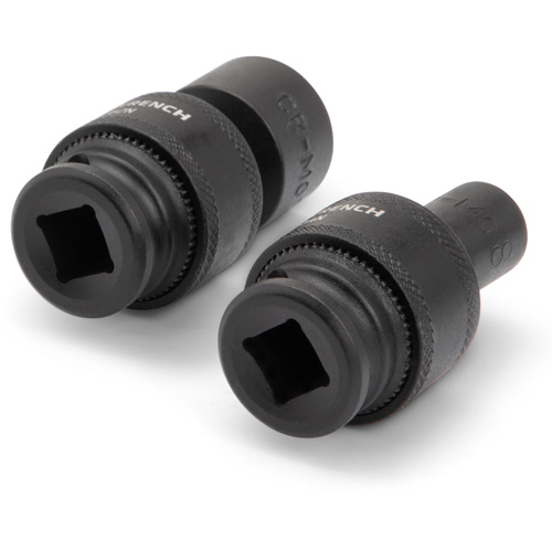 Jeu de 15 douilles m&eacute;triques flexibles universelles &agrave; chocs 3/8" &agrave; 6 pans Duraquip Inc