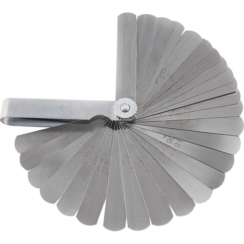 Jauge d&eacute;paisseur SAE/m&eacute;trique de luxe 32 lames Duraquip Inc