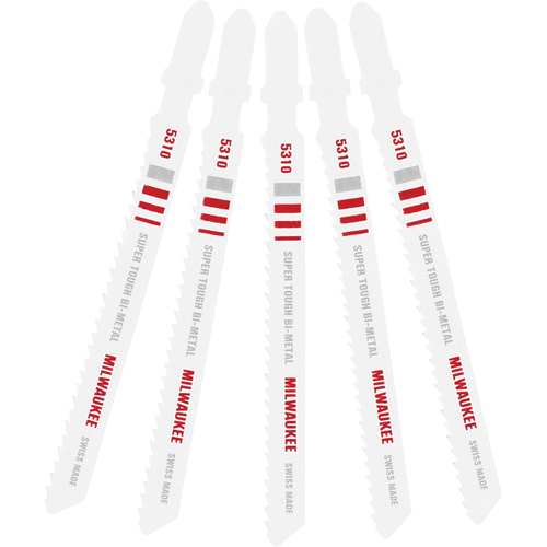 Lame de scie sauteuse, Bim&eacute;tal, Tige en T, 4" lo, 10 dents par pouce Duraquip Inc