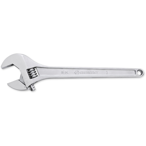 Cl&eacute; &agrave; manche conique r&eacute;glable — emball&eacute; sur carte, 15" lo, la max. 1-11/16"/43 mm, Chrome/Poli Duraquip Inc
