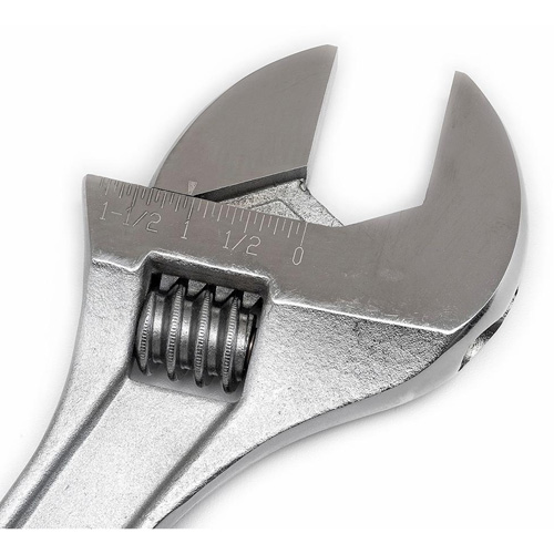 Cl&eacute; &agrave; manche conique r&eacute;glable — emball&eacute; sur carte, 15" lo, la max. 1-11/16"/43 mm, Chrome/Poli Duraquip Inc