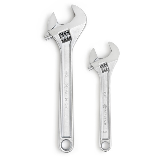 Wrench Set, Adjustable, 2 Pieces, Imperial and Metric Duraquip Inc
