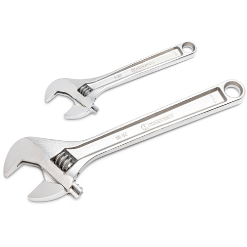 Wrench Set, Adjustable, 2 Pieces, Imperial and Metric Duraquip Inc