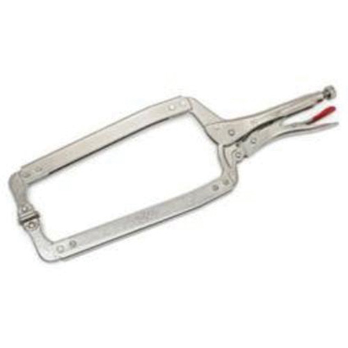 Locking C-Clamp with Swivel Pads, 18" Length, C-Clamp Duraquip Inc
