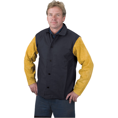 Veste de soudage, Proban, 4T-Grand, Noir Duraquip Inc