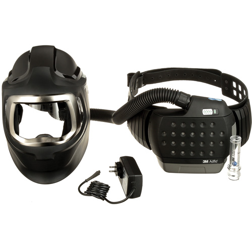 Respirateur d'&eacute;puration d'air propuls&eacute; Adflo, Masque de soudage, Pile Lithium-ion Duraquip Inc
