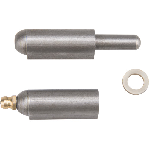 Charni&egrave;re &agrave; souder, 0,512" dia. x 3,15" lo, Acier doux a/goupille fixe en acier Duraquip Inc