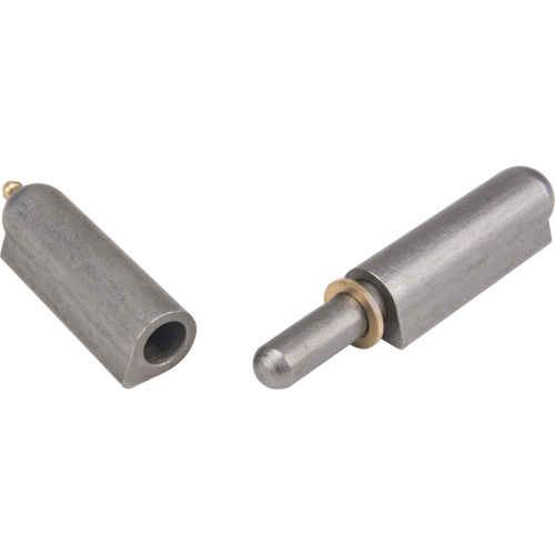 Charni&egrave;re &agrave; souder, 0,787" dia. x 5,906" lo, Acier doux a/goupille fixe en acier Duraquip Inc