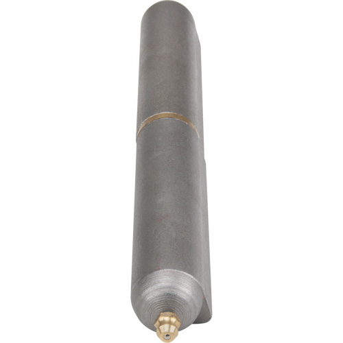 Weld-On Hinge, 0.906" Dia. x 7.874" L, Mild Steel w/Fixed Steel Pin Duraquip Inc