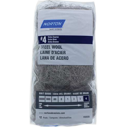 Steel Wool, Roll, Grade 4 Duraquip Inc