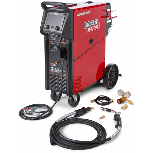 POWER MIG&reg; 360MP Multi-Process Welder, 208 V/230 V/460 V/575 V, 1 Ph, 50/60 Hz Duraquip Inc