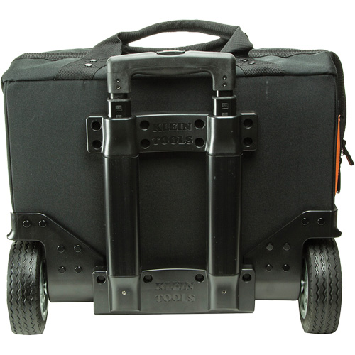 Sac &agrave; outils roulant Tradesman Pro, Polyester balistique, 24 pochettes, Noir/Orange Duraquip Inc